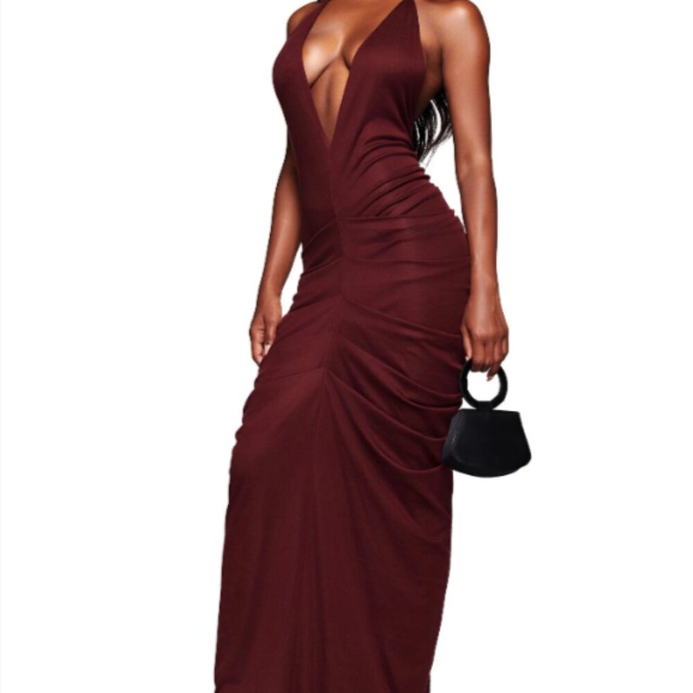 I.AM.GIA Women's Burgundy Dress